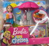 Mattel - Barbie - Club Chelsea - Snack Cart - кукла